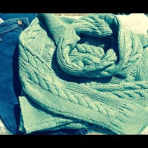 Banana Republic Chunky Soft Green Sweater (M)